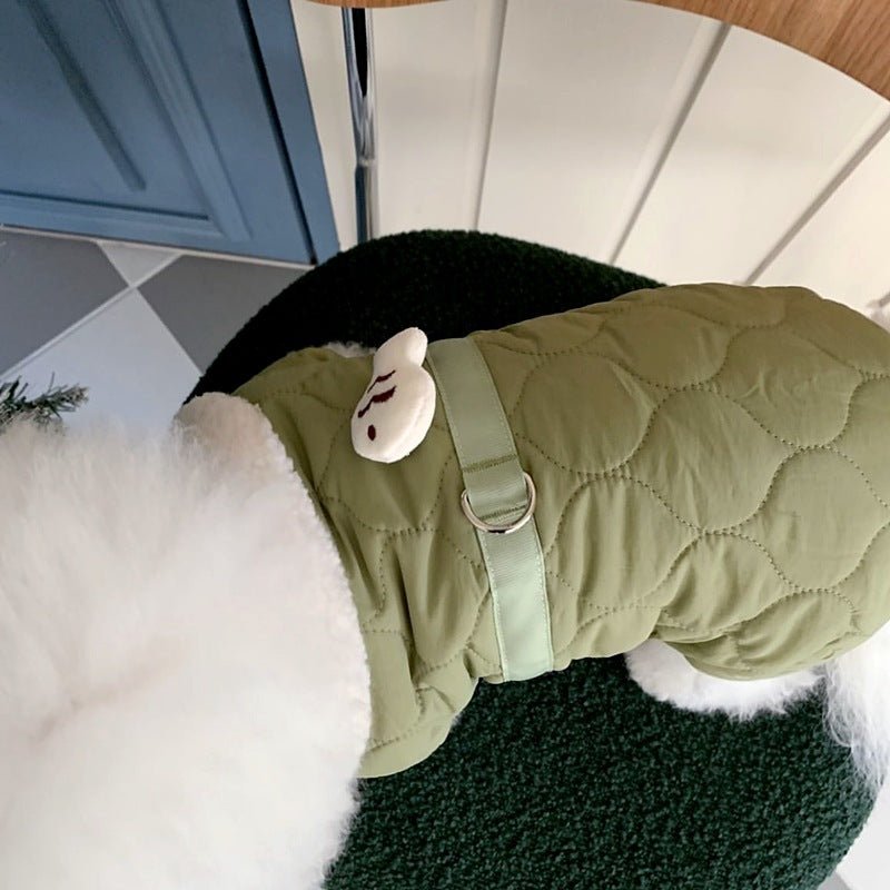Cozy Fish Biscuit Fleece - Lined Jacket - PawPlaza