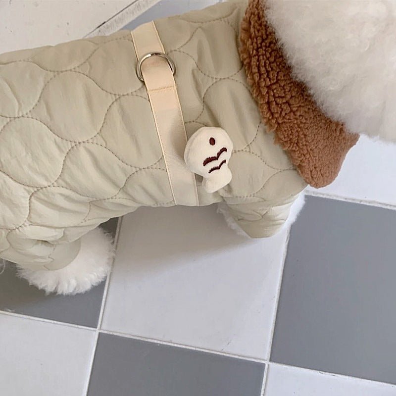 Cozy Fish Biscuit Fleece - Lined Jacket - PawPlaza