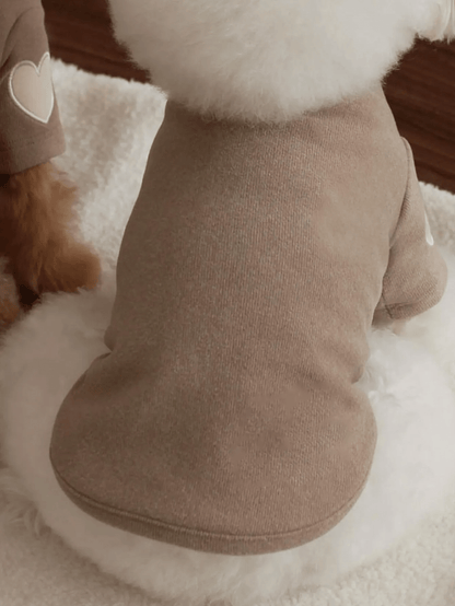Cozy Heart Sweater - PawPlaza