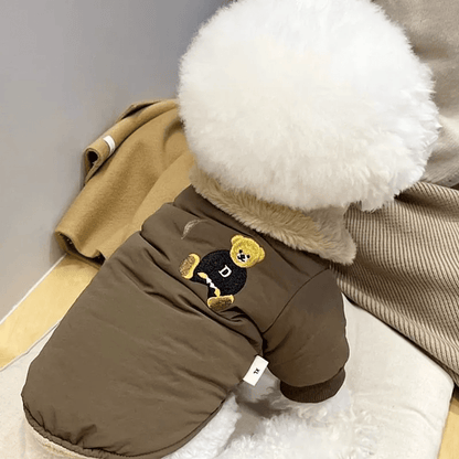 Cozy Teddy Bear Winter Jacket - PawPlaza