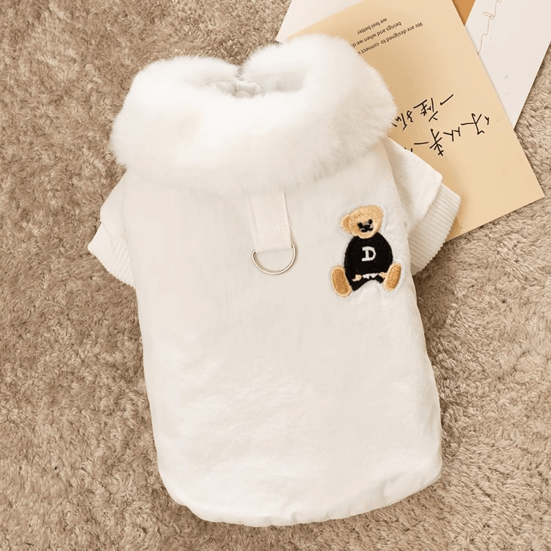 Cozy Teddy Bear Winter Jacket - PawPlaza