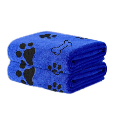 CozyLuxe Microfiber Quick - Dry Towel - PawPlaza