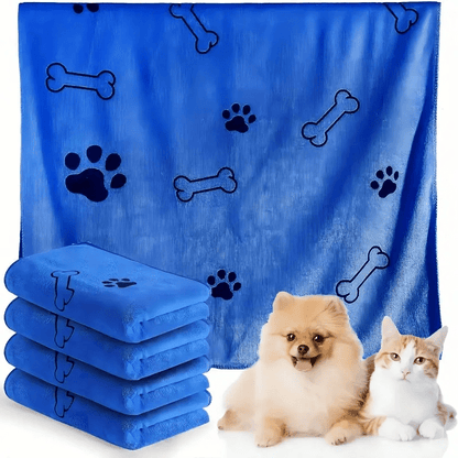 CozyLuxe Microfiber Quick - Dry Towel - PawPlaza