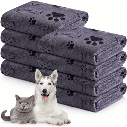 CozyLuxe Microfiber Quick - Dry Towel - PawPlaza