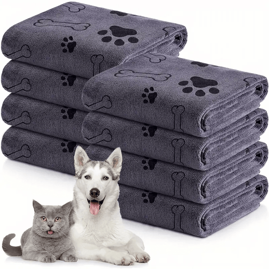 CozyLuxe Microfiber Quick - Dry Towel - PawPlaza