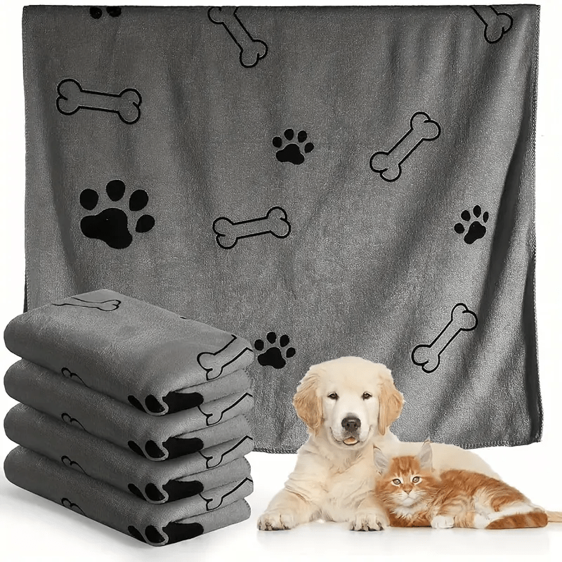CozyLuxe Microfiber Quick - Dry Towel - PawPlaza