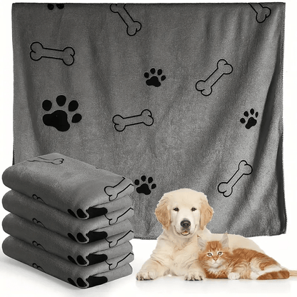 CozyLuxe Microfiber Quick - Dry Towel - PawPlaza