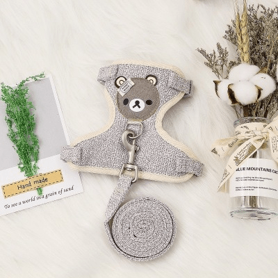 Cute Cartoon Bear Harness - PawPlaza