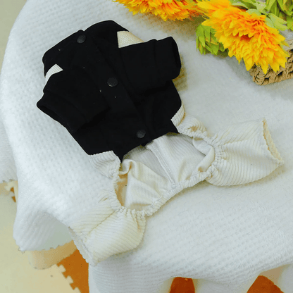 Cute Dino Corduroy Overall - PawPlaza