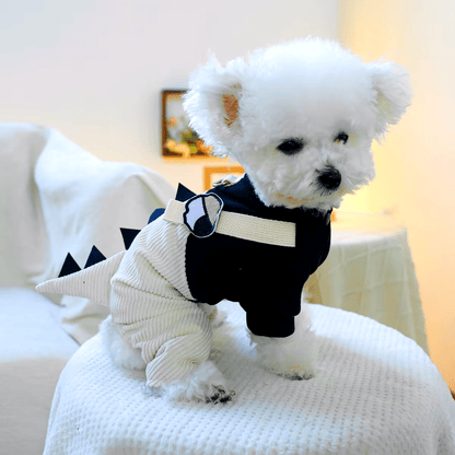 Cute Dino Corduroy Overall - PawPlaza