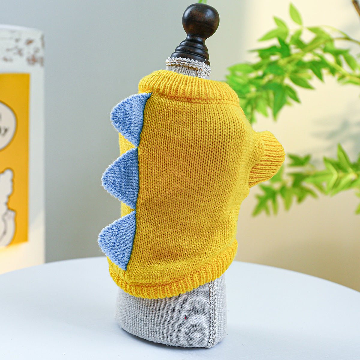 Cute Dino Knit Sweater - PawPlaza