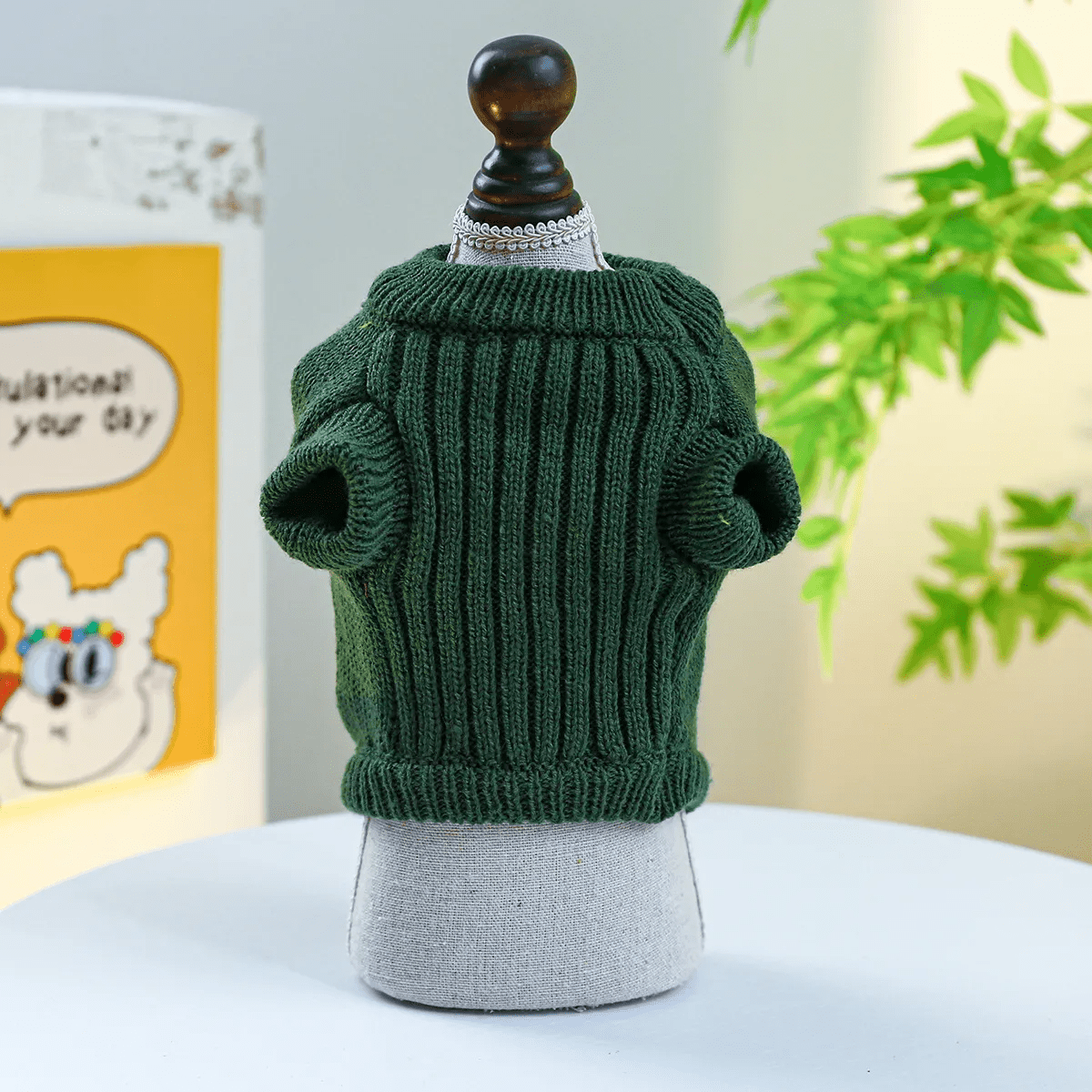 Cute Dino Knit Sweater - PawPlaza