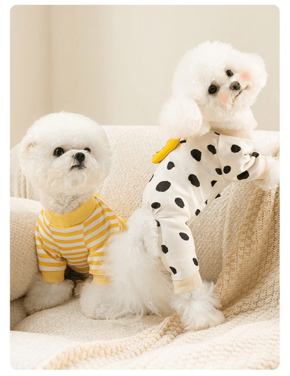 Cute Striped Lounge Wear - PawPlaza