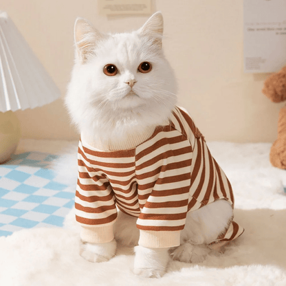 Cute Striped Lounge Wear - PawPlaza