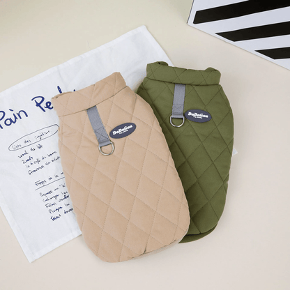 Dachshund Corgi Argyle Cotton - Padded Vest - PawPlaza