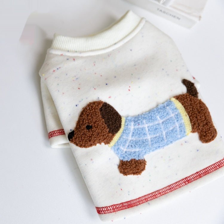 Dachshund Lounge Wear Sweatshirt - PawPlaza