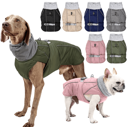 Deluxe Turtleneck Winter Jacket - PawPlaza