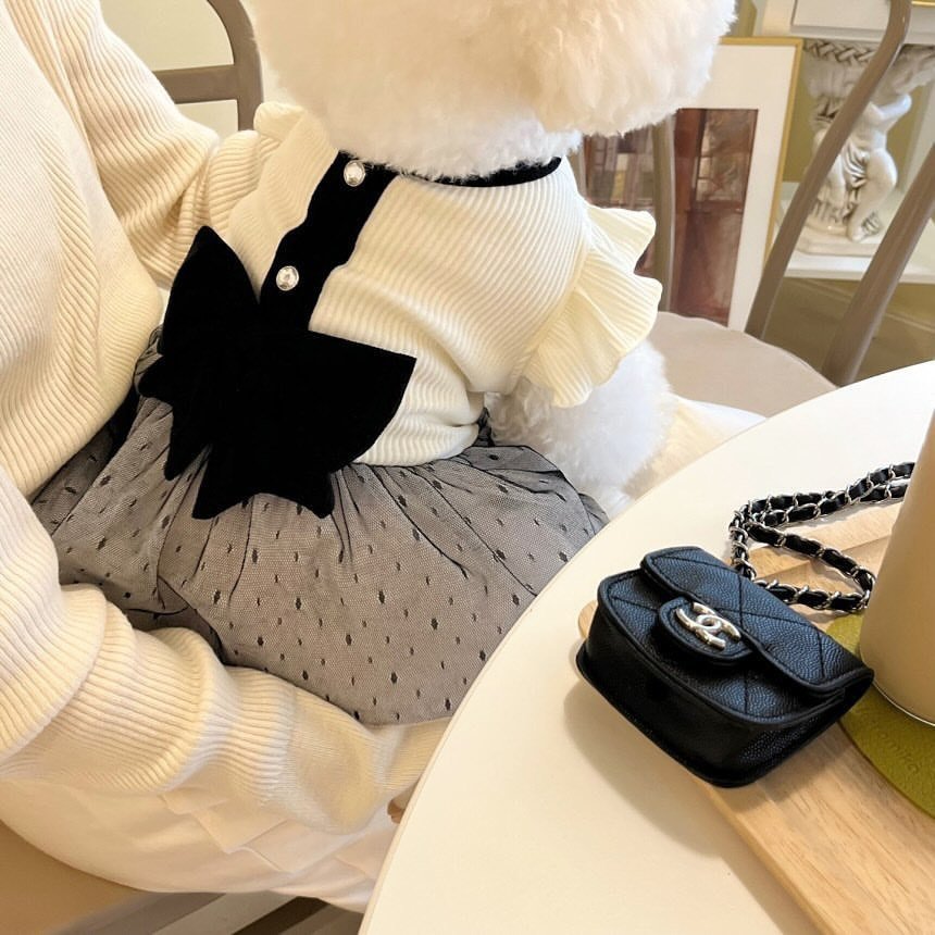 Elegant Designer Bow Skirt - PawPlaza