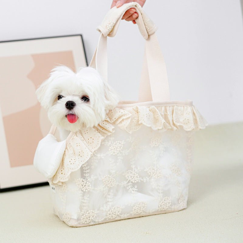 Elegant Lace Pet Bag - PawPlaza
