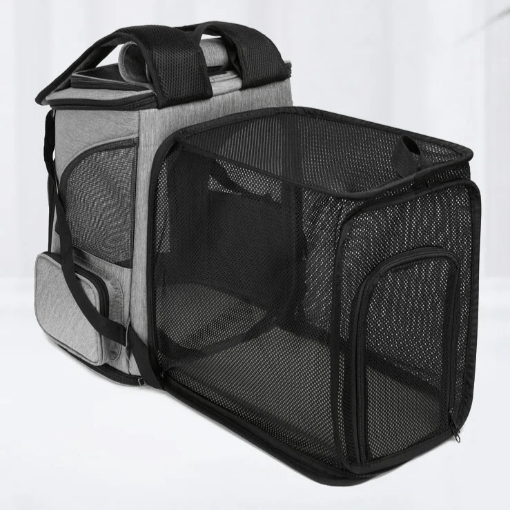 Expandable Lightweight Large Capacity Pet Backpack - PawPlaza