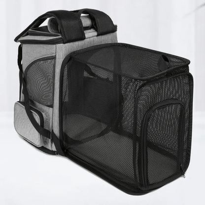 Expandable Lightweight Large Capacity Pet Backpack - PawPlaza