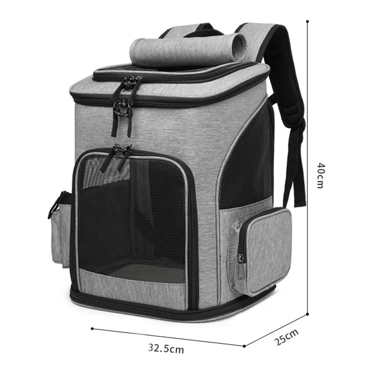 Expandable Lightweight Large Capacity Pet Backpack - PawPlaza