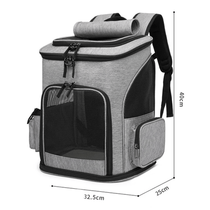 Expandable Lightweight Large Capacity Pet Backpack - PawPlaza