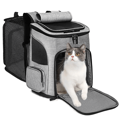 Expandable Lightweight Large Capacity Pet Backpack - PawPlaza