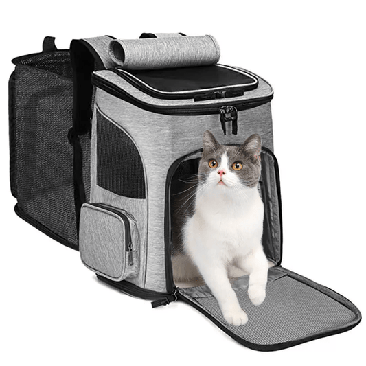 Expandable Lightweight Large Capacity Pet Backpack - PawPlaza