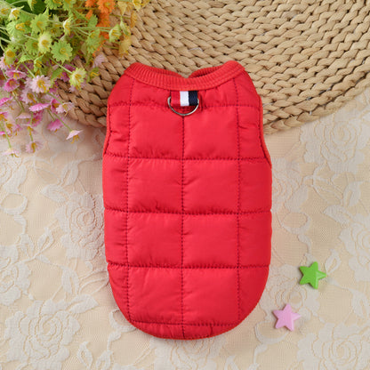 Plaid Fleece-lined Harness Coat