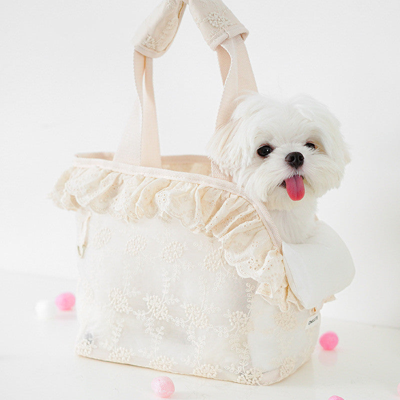 Elegant Lace Pet Bag