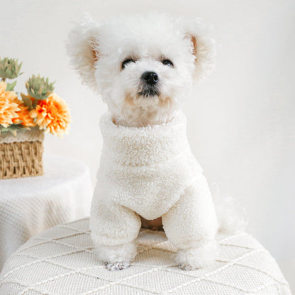 Fluffy ABC Zipper Jacket - PawPlaza