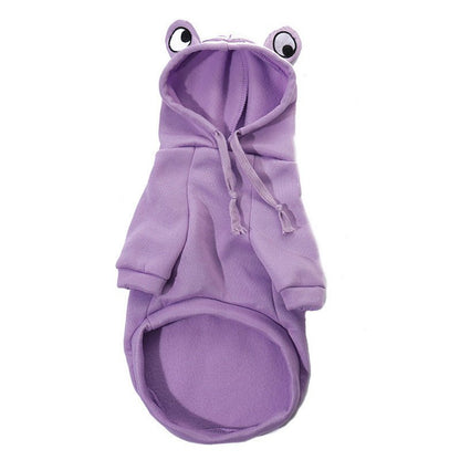 Frog Hoodie Pet Costume - PawPlaza