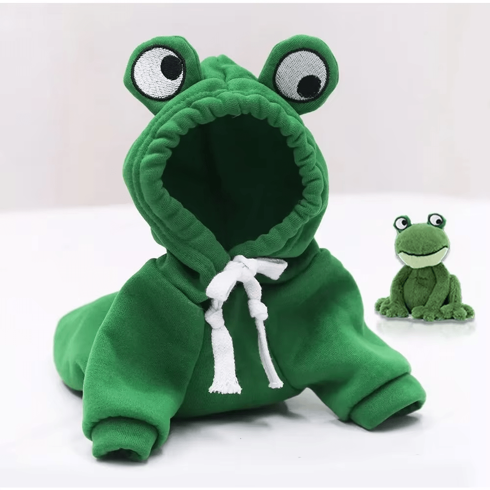 Frog Hoodie Pet Costume - PawPlaza