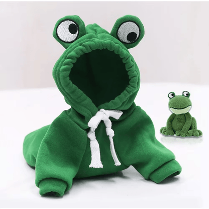 Frog Hoodie Pet Costume - PawPlaza