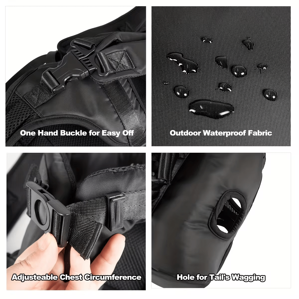 Front Dog Carrier Lightweight Pet Backpack - PawPlaza