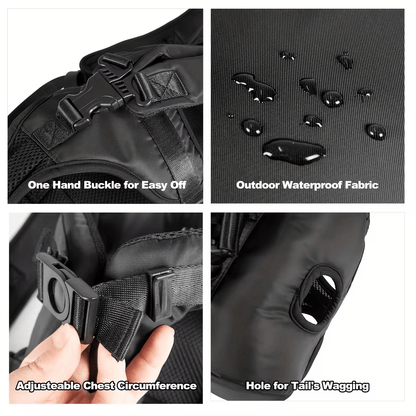 Front Dog Carrier Lightweight Pet Backpack - PawPlaza