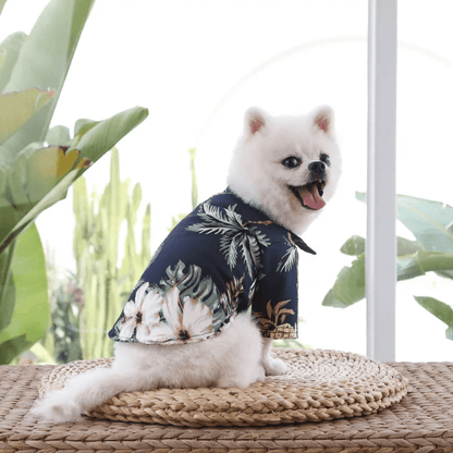 Hawaiian Beach T-Shirt - PawPlaza