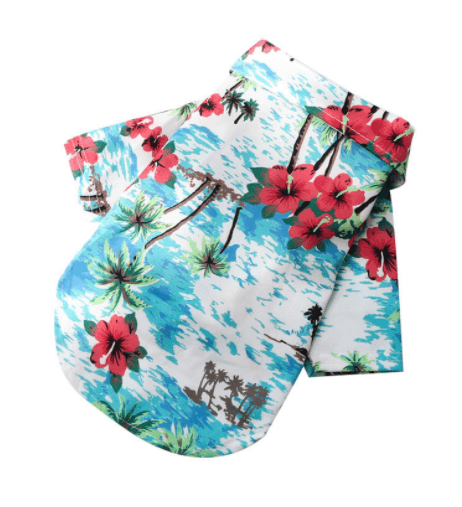 Hawaiian Beach T-Shirt - PawPlaza
