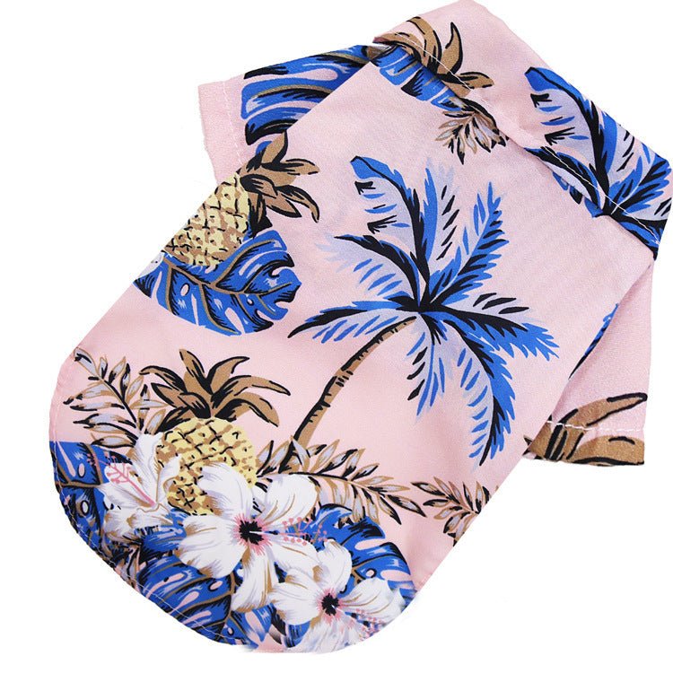 Hawaiian Beach T-Shirt - PawPlaza