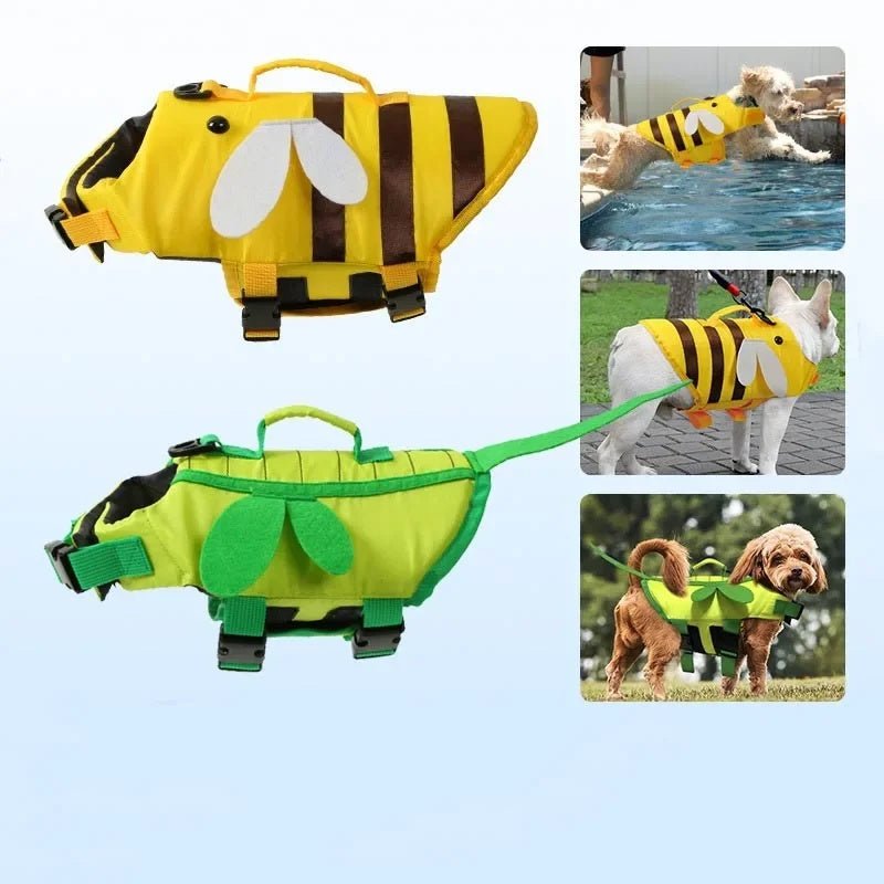 Honey Bee Dog Life Jacket - PawPlaza