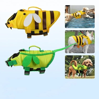 Honey Bee Dog Life Jacket - PawPlaza