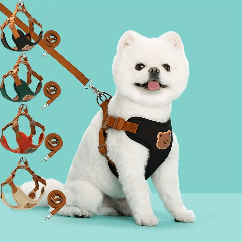 HoneyBear Hug Harness - PawPlaza