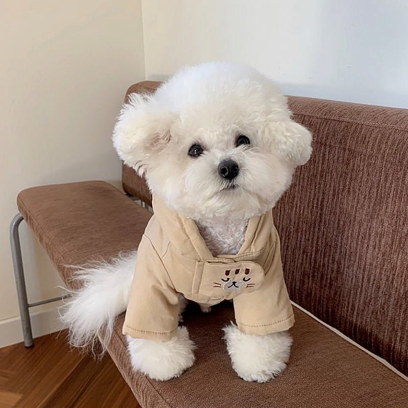 Hooded Cat Cartoon Coat - PawPlaza