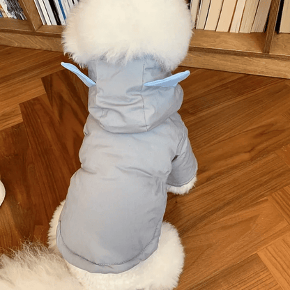 Hooded Cat Cartoon Coat - PawPlaza