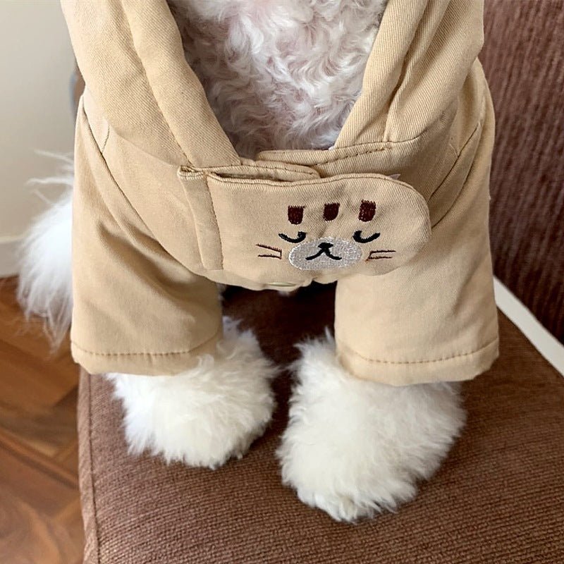 Hooded Cat Cartoon Coat - PawPlaza