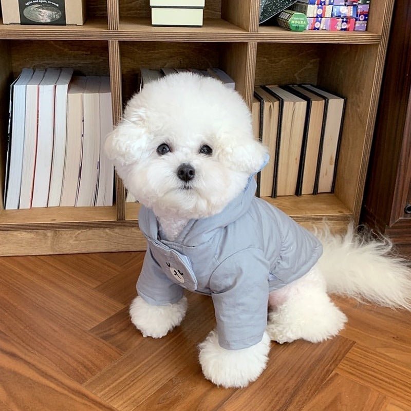 Hooded Cat Cartoon Coat - PawPlaza