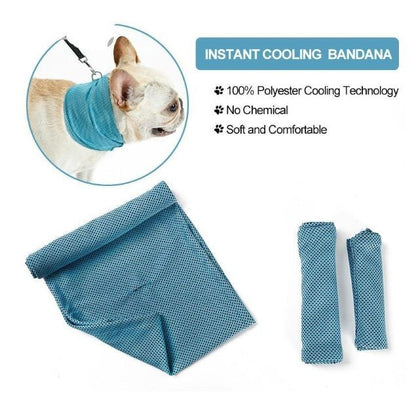 Ice Kiss Bandana Cooling Scarf - PawPlaza