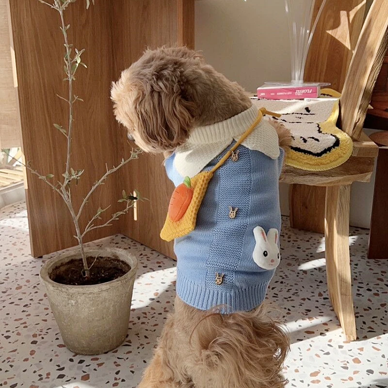 Cute Turquoise Bunny Sweater