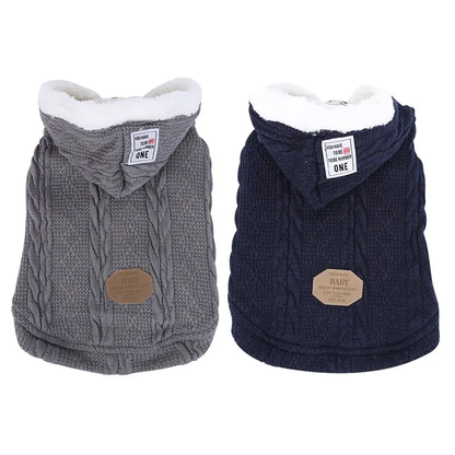 Thick Fleece Hooded Sweater